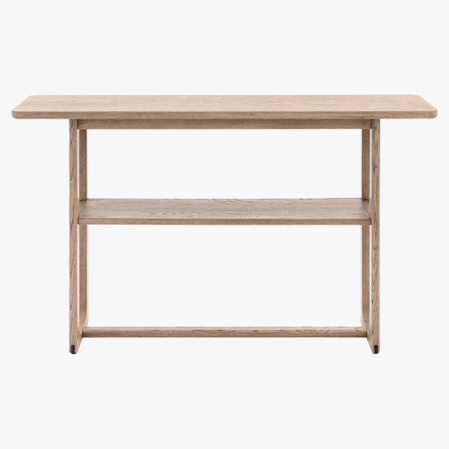 Whittle Console Table in Smoked