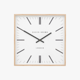 Monroe Wall Clock in Oak