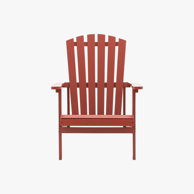 Solstice Outdoor Lounge Chair in Rust