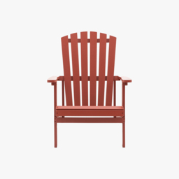 Solstice Outdoor Lounge Chair in Rust