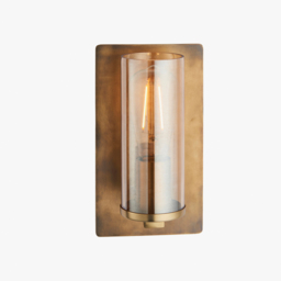 Timothy Wall Light in Brass Patina