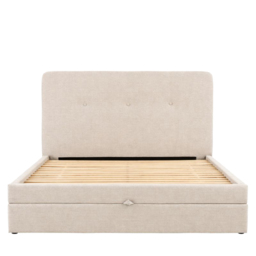 Snoozer  King  2 Drawer Bedstead in Cream Velvet