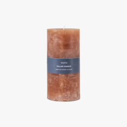 Country pillar Candle in Amber Large