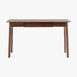 Menorca Walnut One Drawer Desk