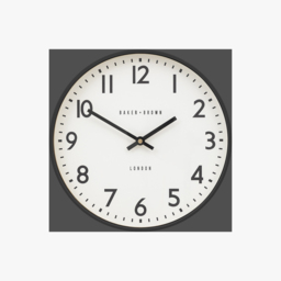 Ezra Wall Clock in Black