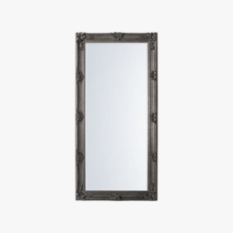 Clarissa Standing Mirror in Silver