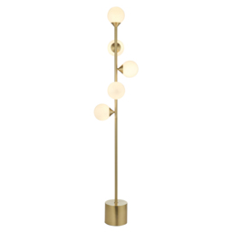 Luna Opal Sphere Floor Lamp