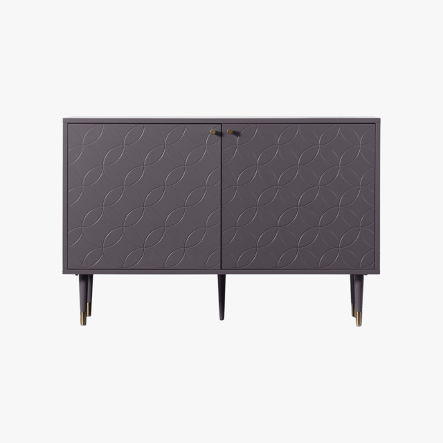 Fandangle Two Door Cabinet in Grey