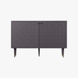 Fandangle Two Door Cabinet in Grey
