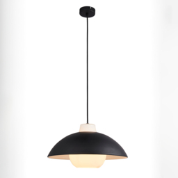 Yeira Contemporary Monochrome Pendant in Matt Black
