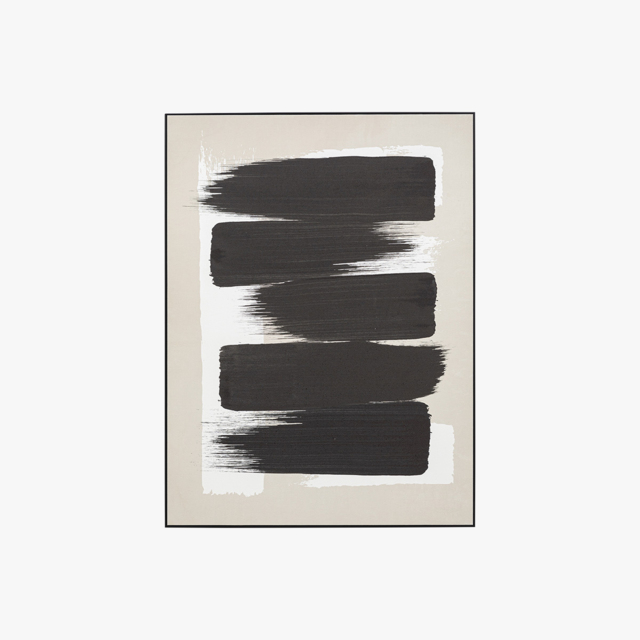 Brushstrokes Framed Canvas
