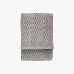 Vale Velvet Knitted Throw in Grey