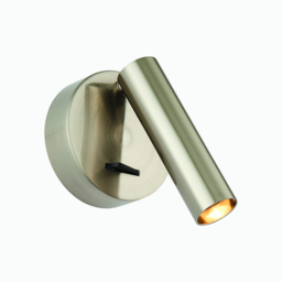 Loire Round Reading Light in Silver