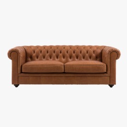 Belmont 3 Seater Sofa in Tan Leather