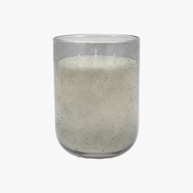 Ambience Glass Candle in Smoke Rose Oud, Large