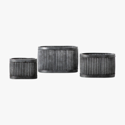 Cultivator Wide Planter Set of Three