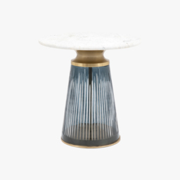 Gleam Side Table in Blue