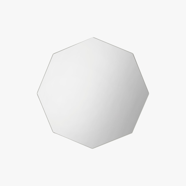 Jameson Geo Wall Mirror in Silver