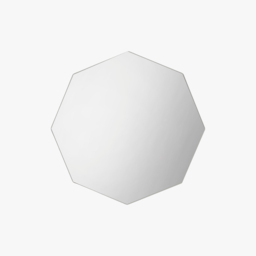 Jameson Geo Wall Mirror in Silver