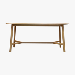 Menorca Oak Oval Dining Table