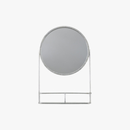 Morris Arch Mirror in Silver