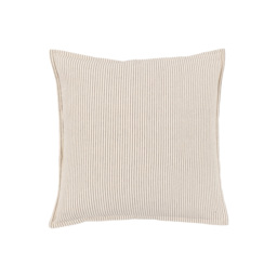 Mimi Woven Stripe Cushion in Cream