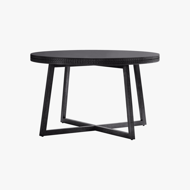 Sadie Round Dining Table in Charcoal
