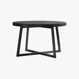 Sadie Round Dining Table in Charcoal
