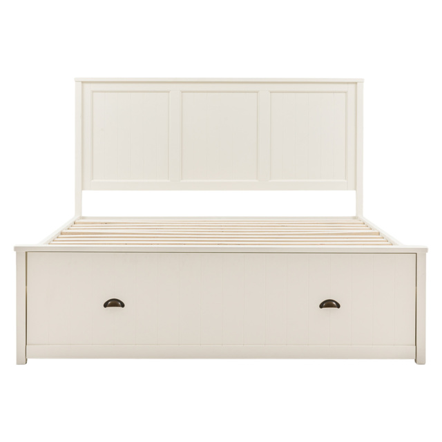 Harvest Super King Bed in White