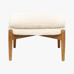 Scott Footstool in Sheepskin