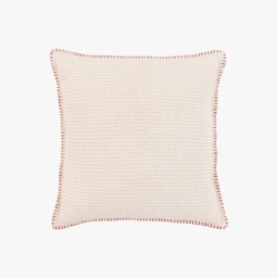 Junia Textured Cushion in Cream