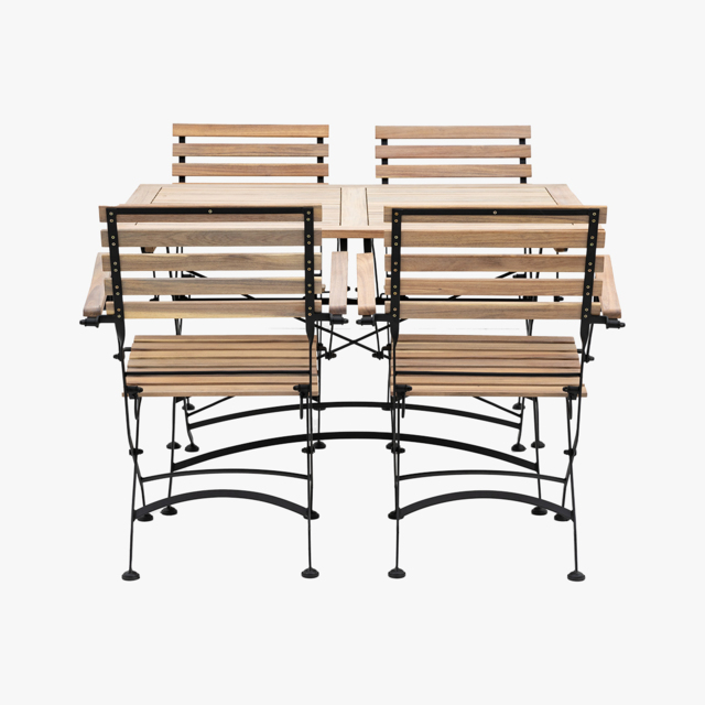 Serene Outdoor Folding Dining Set