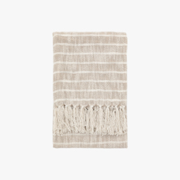 Harbour Stripe Throw in Sand