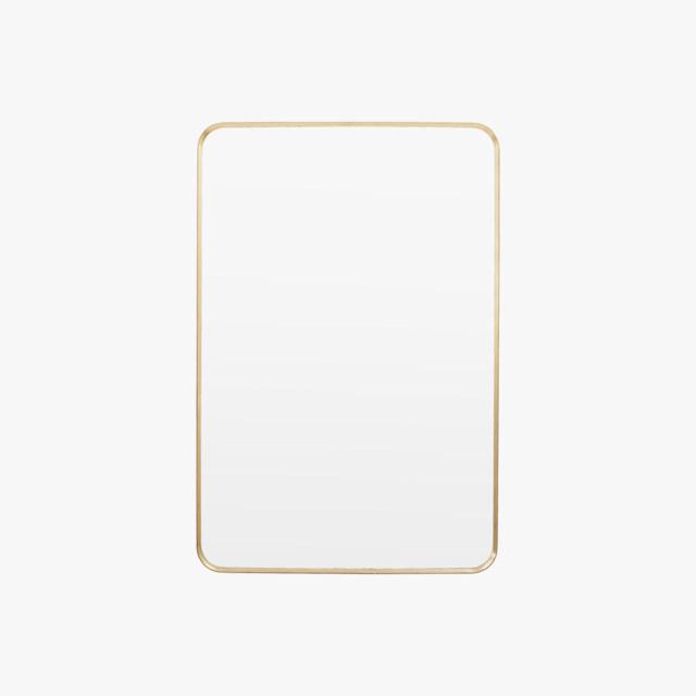 Glimpse Rectangle Mirror in Gold