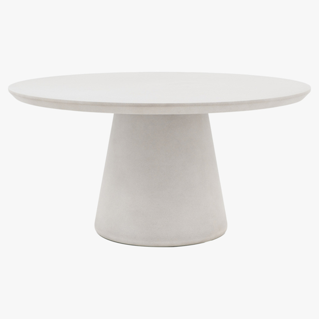 Terrena Round Dining Table in Linen