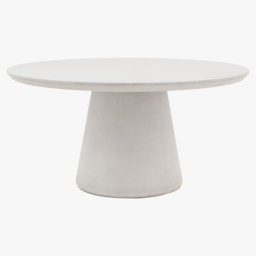 Terrena Round Dining Table in Linen