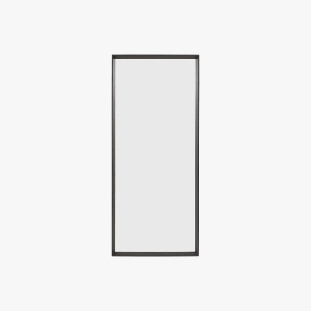 Kasa Leaner Mirror in Black