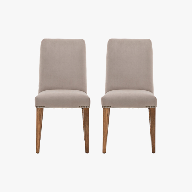 Chateau Dining Chair in Dove & Natural - Set of 2