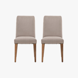 Chateau Dining Chair in Dove & Natural - Set of 2