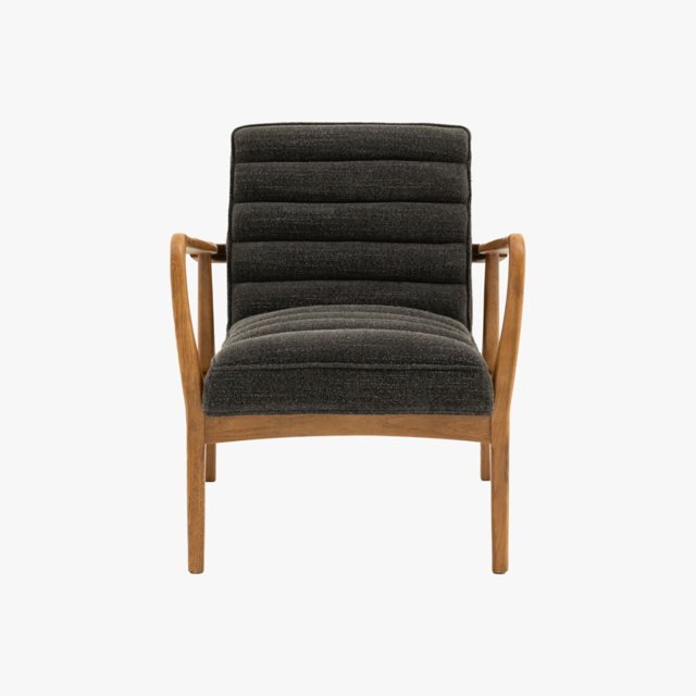 Scott Armchair in Charcoal Boucle