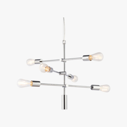 Archie Modern Ceiling Pendant in Silver