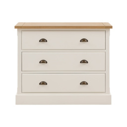Harvest 3 Drawer Chest in White