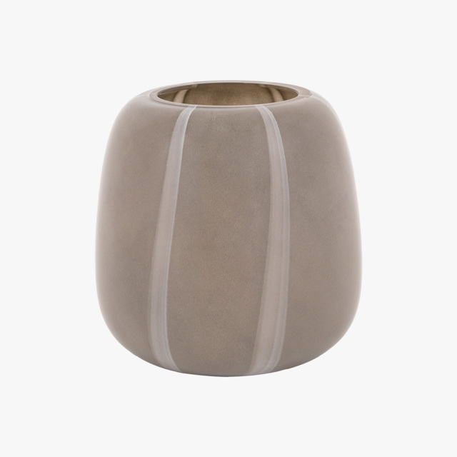 Arla Stripe Glass Vase, Medium