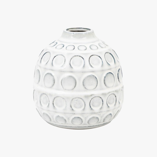 Ciela Dotted Ceramic Vase, Medium