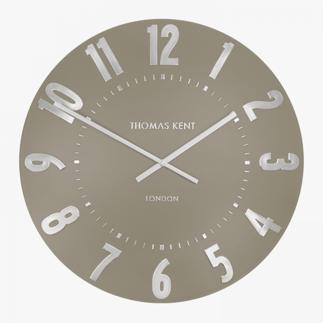 Blair Wall Clock in Mocha, Large