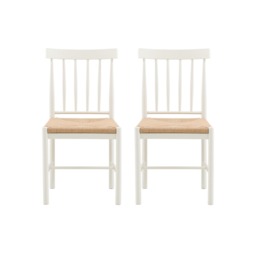 Harvest Dining Chair in White, Set of 2
