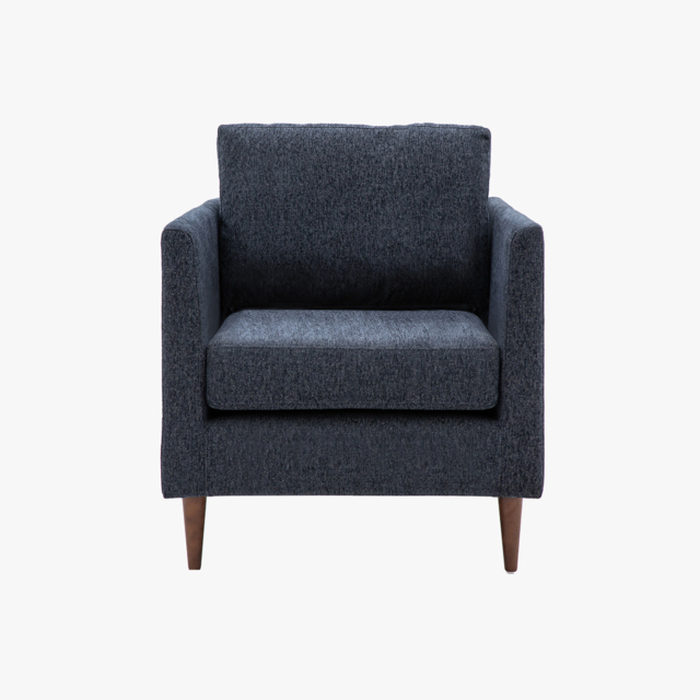 Sloucher Armchair in Charcoal