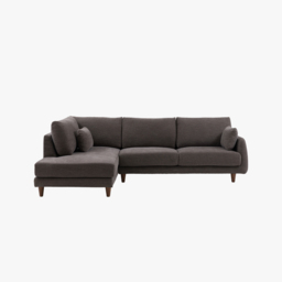 Snug Left Hand Chaise in Grey