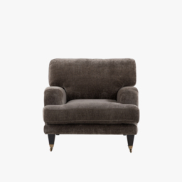 Fairmont Armchair in Velour Grey