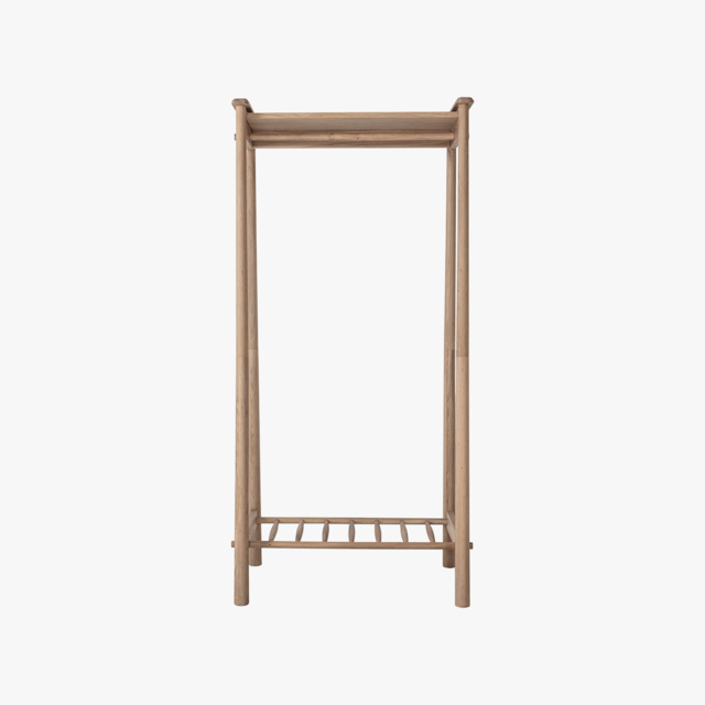 Rebecca Oak Clothes Rack